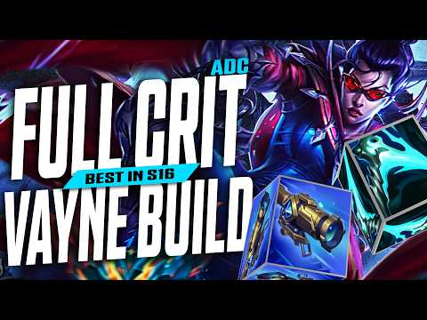 VAYNE ADC FULL CRIT ER & HEXOPTICS IS OP - League of Legends Vayne Commentary
