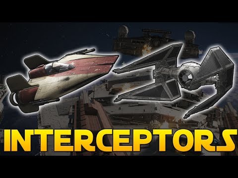 INTERCEPTOR CLASS OVERVIEW (A-Wing & TIE Interceptor) - Star Wars Battlefront II