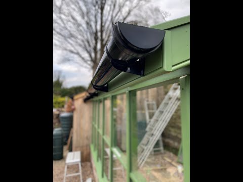 Wooden lean to greenhouse build Part 2