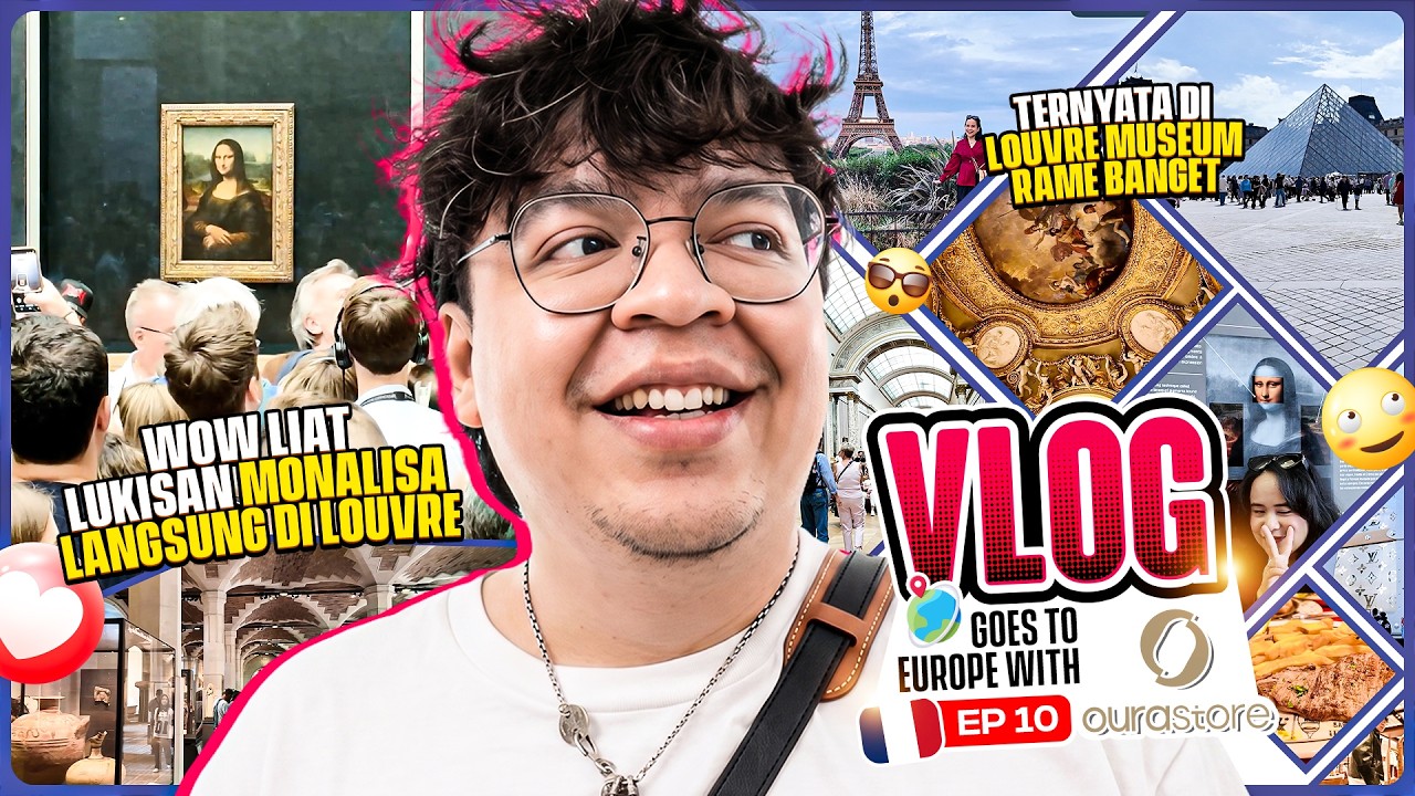 MISI MENCARI LUKISAN MONALISA YANG ASLI DI GRANDE GALERIE DU LOUVRE PARIS  || VLOG EUROPE #10
