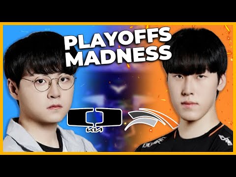 IS THIS the WILDEST LCK Playoffs Series EVER? (HLE vs DK)