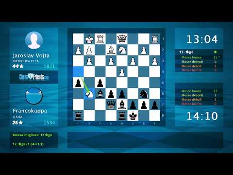 Chess Game Analysis: Jaroslav Vojta - Francokappa : 0-1 (By ChessFriends.com)
