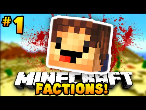 Minecraft FACTIONS "MY FIRST HEAD!" #1 - w/PrestonPlayz & MrWoofless