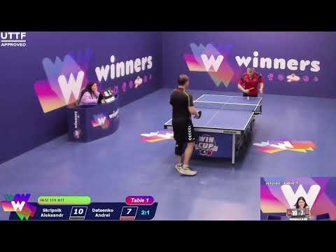 WINners CUP table 1 18.01 Skripnik Aleksandr - Datsenko Andrei  20:00