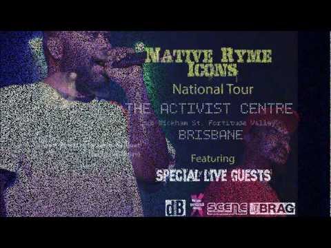 NATIVE RYME - LIVE - BRISBANE 16th NOV 2012!!!