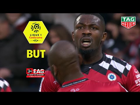 But Marcus THURAM (22') / EA Guingamp - Olympique Lyonnais (2-4)  (EAG-OL)/ 2018-19