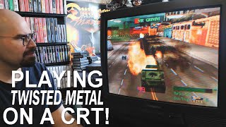 Twisted Metal for PlayStation on a CRT (Memory Lane)