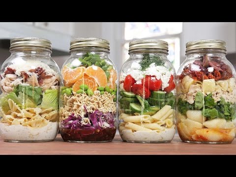 Pasta Salads In A Jar | Back-To-School Lunch Idea