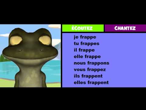 Conjugaison en musique = frapper