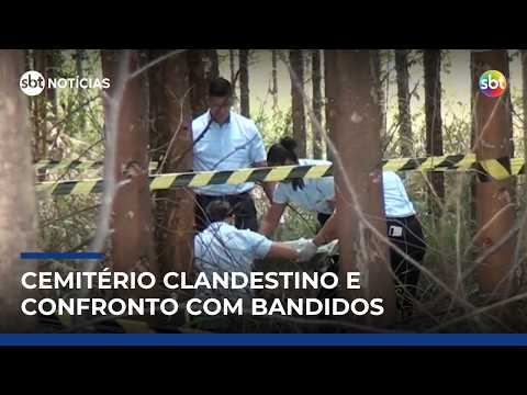 Cemitério clandestino descoberto após suspeita de sequestro; três corpos encontrados | #SBTNotícias