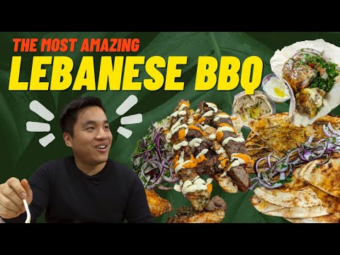 INCREDIBLE LEBANESE BBQ MEAT SKEWERS at Cedar Wrap, Bankstown | sydney middle eastern food vlog tour