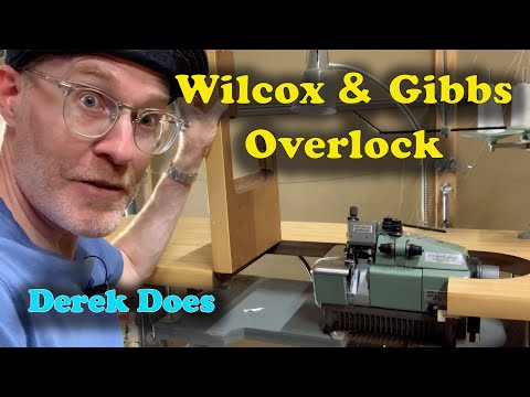 Wilcox and Gibbs Overlock / Serger Industrial Sewing Machine.