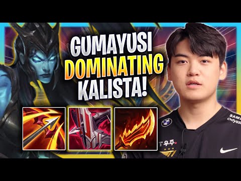 GUMAYUSI DOMINATING WITH KALISTA! - T1 Gumayusi Plays Kalista ADC vs Kai'sa! | Season 2023