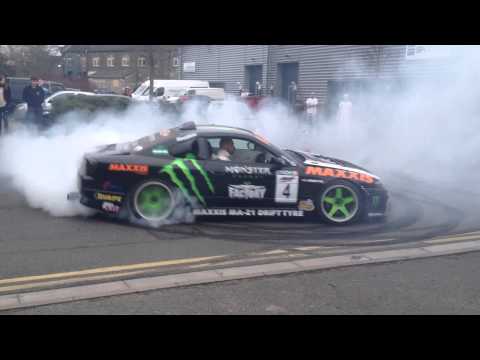 Team Japspeed's Shane Lynch Doughnuts at Monster Energy HQ!