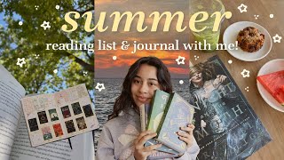 books I want to read this summer 📚☀️ tbr & journal with me