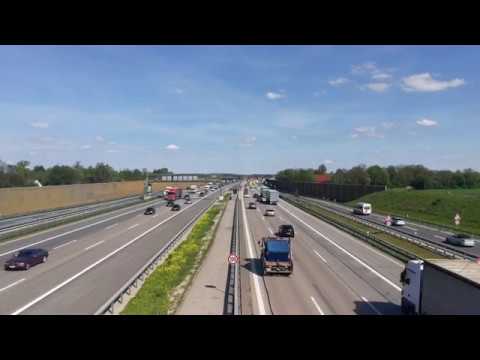 Autobahn A99 Aschheim , Ismaning , München