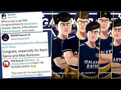 GXR is your BTS Loot.Bet Pro Series 7  Grand Champion | Dota Community Twitter Reaction
