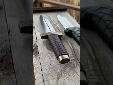 I made Thorfinn’s Daggers! (Vinland Saga) #vinlandsaga #dagger #forge #forged #handmade #bladesmith