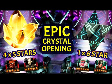 MASSIVE Crystal Opening in Marvel Contest of Champions. Getting New 6-Star and 5-Star Champions.