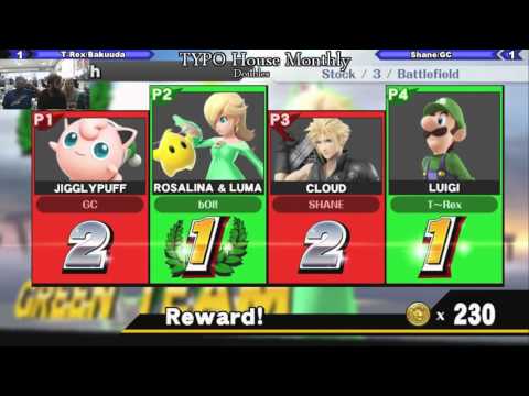 Typo House Monthly April   T Rex & Bakuuda Vs Shane & GC