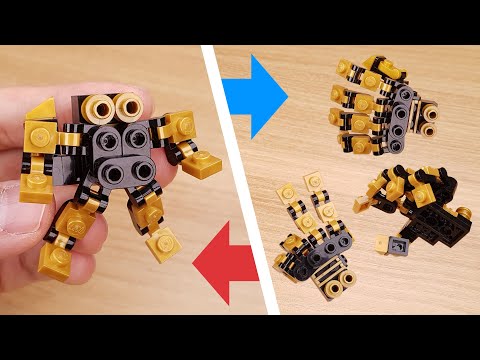 LEGO brick Hand transformer robot tutorial God Hand #LEGO #MOC #レゴ変形ロボ #レゴアイデア #레고변신로봇