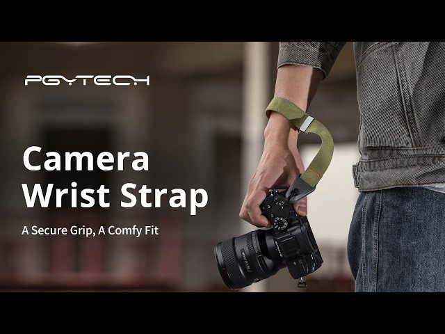 Correia de Pulso PGYTECH Cinza Escuro Fecho Magnético Dyneema video