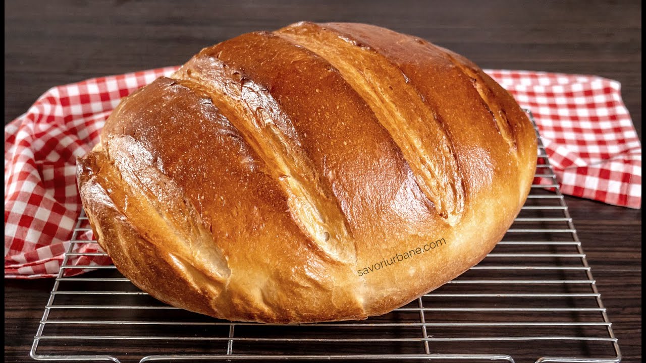 Hungarian Homemade Bread the Traditional Recipe for Házi Vekni in Dutch Oven CC SUB | Savori Urbane