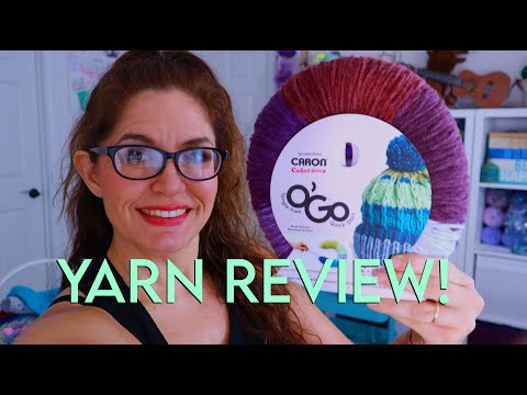Trying out new Caron O'go - Yarn Review of Tangle Free Ogo with MelodyCrochet