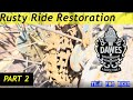 Restoring The Galaxy Rusty Bike Restoration Part 2 Paint Parts Referb