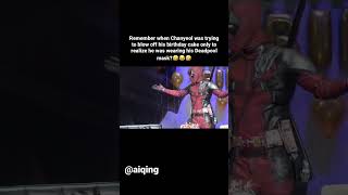 Download lagu chanyeol in Deadpool costume 😅#exo#chanyeol mp3