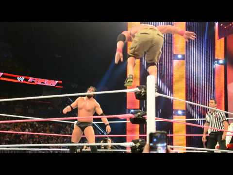 John Cena vs Damien Sandow (clip), WWE Raw October 28th