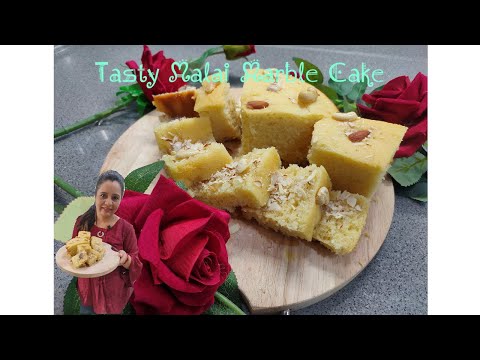 Tasty Malai Marble Cake || Geetanjali's Page