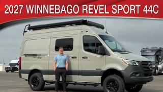 A preview image of the linked video showcasing 2027 Winnebago Revel Sport 44C