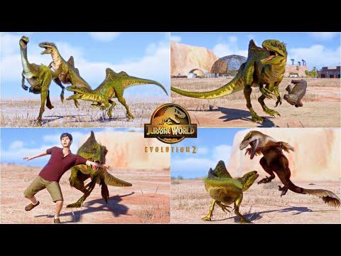 Concavenator Pack Chasing, Hunting, Social and all other epic animations in Cretaceous Predator Pack