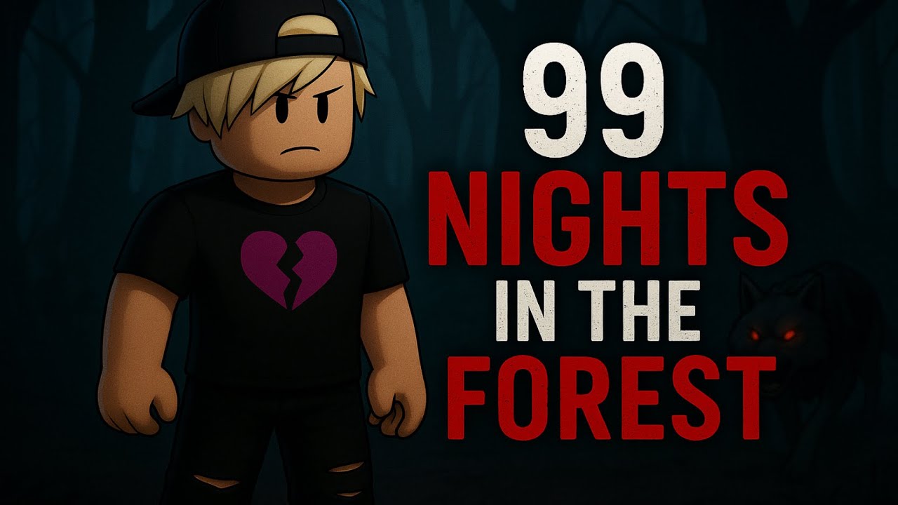 Still shot from the AI animated story 'Night One Never Ends | 99 Nights In The Forest Song'