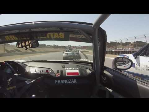 Global MX 5 Invitational Race at Mazda Raceway Laguna Seca ONBOARD | Kamil Franczak