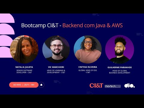 Live de Lançamento - CI&T - Backend com Java & AWS