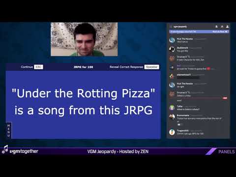 vgmtogether 2021, Day 3 - Panels - VGM Jeopardy