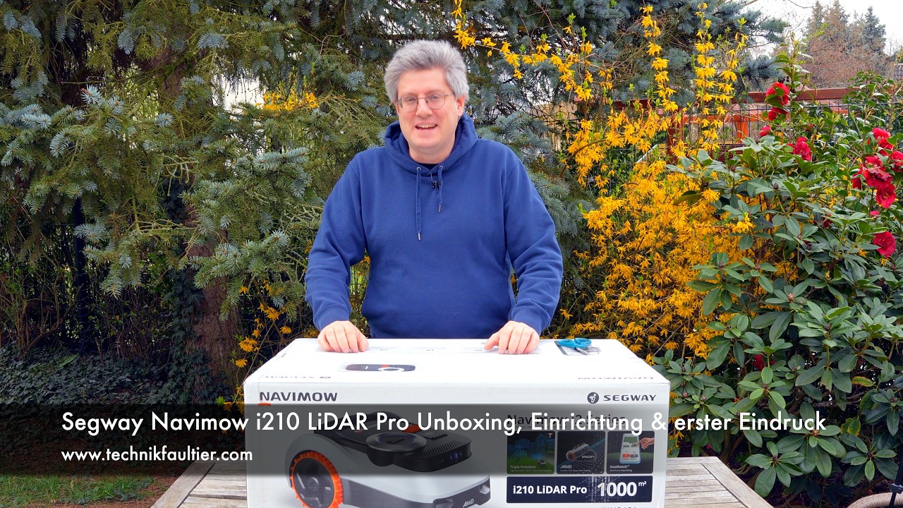 Segway Navimow i210 LiDAR Pro Unboxing, Einrichtung & erster Eindruck