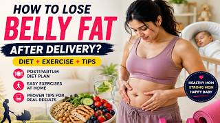Postpartum Belly Fat Loss Diet & Exercise Tips | Postpartum Diet Plan