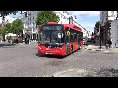 Electric Buses On London Route C1, Victoria - White City.