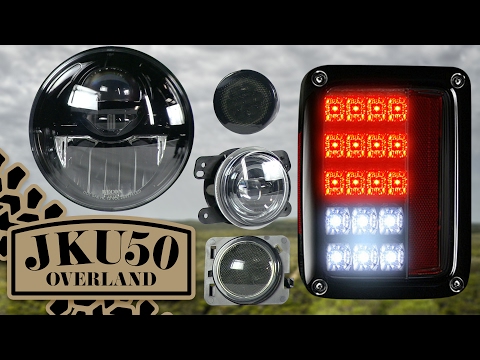 Recon LED Headlights, Tail Lights, Fog Lights, Turn Signal and Side Fender Overview | JKU50 Overview