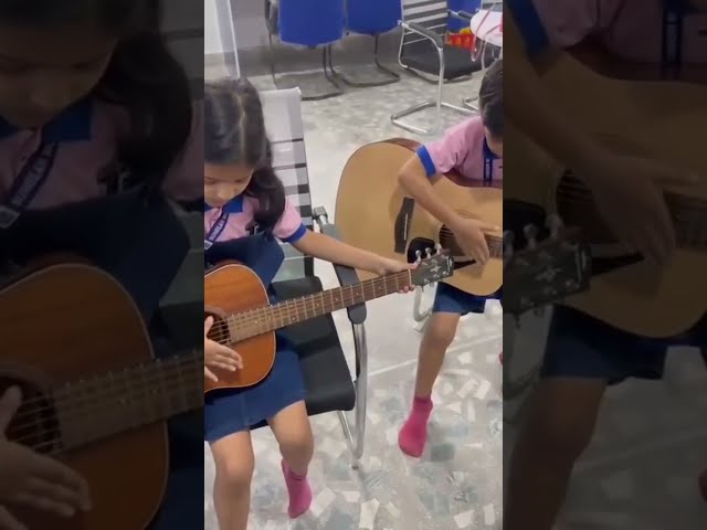 Music classes at Sunbeam World School, Varanasi