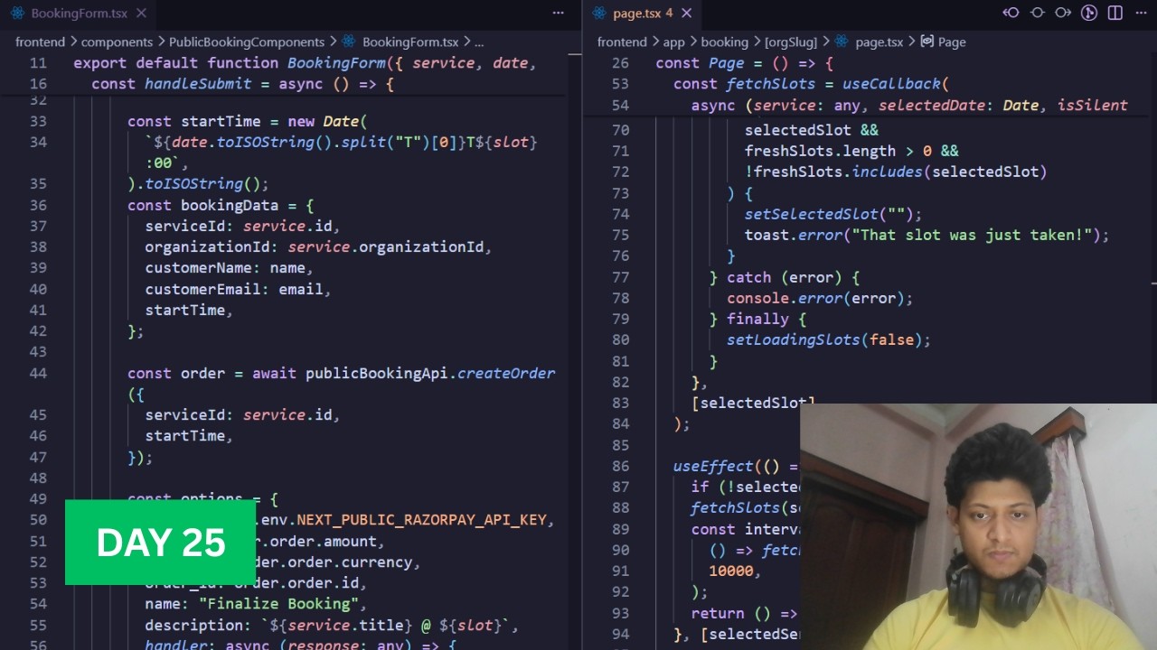 🔴 Day 25 — Building my SaaS as a Solo Developer (Live Coding)