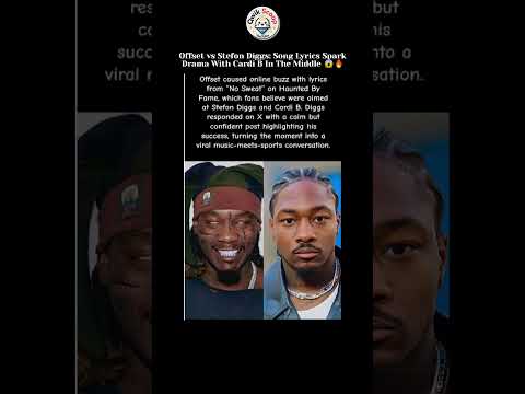 Offset vs Stefon Diggs: Song Lyrics Spark Drama With Cardi B In The Middle 😱🔥 #stefondiggs #viral