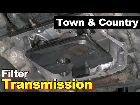 2014 Chrysler Town & Country Transmission Filter With Trans Fluid Level Dip Stick Tool Explanation
