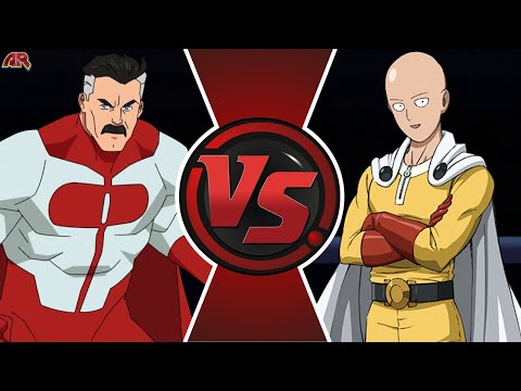 OMNI MAN vs SAITAMA! (Invincible vs One Punch Man) | CARTOON FIGHT ANIMATION