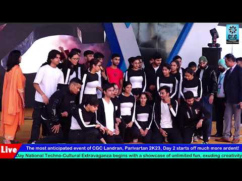 The most anticipated event of CGC Landran, Parivartan 2K23, Day 2 starts off much more ardent!