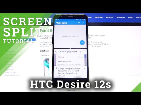 How to Open Apps in Split Screen View in HTC Desire 12s – Create Dual Screen