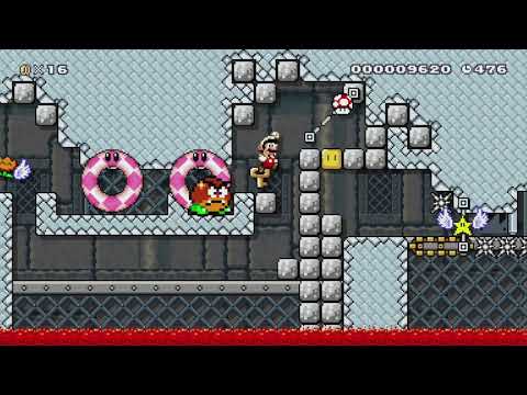 Anti-Violence Castle by Cuban Pete - Super Mario Maker - No Commentary 1bk